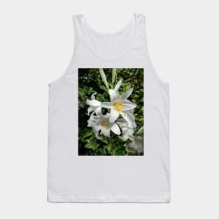 White Lily Tank Top